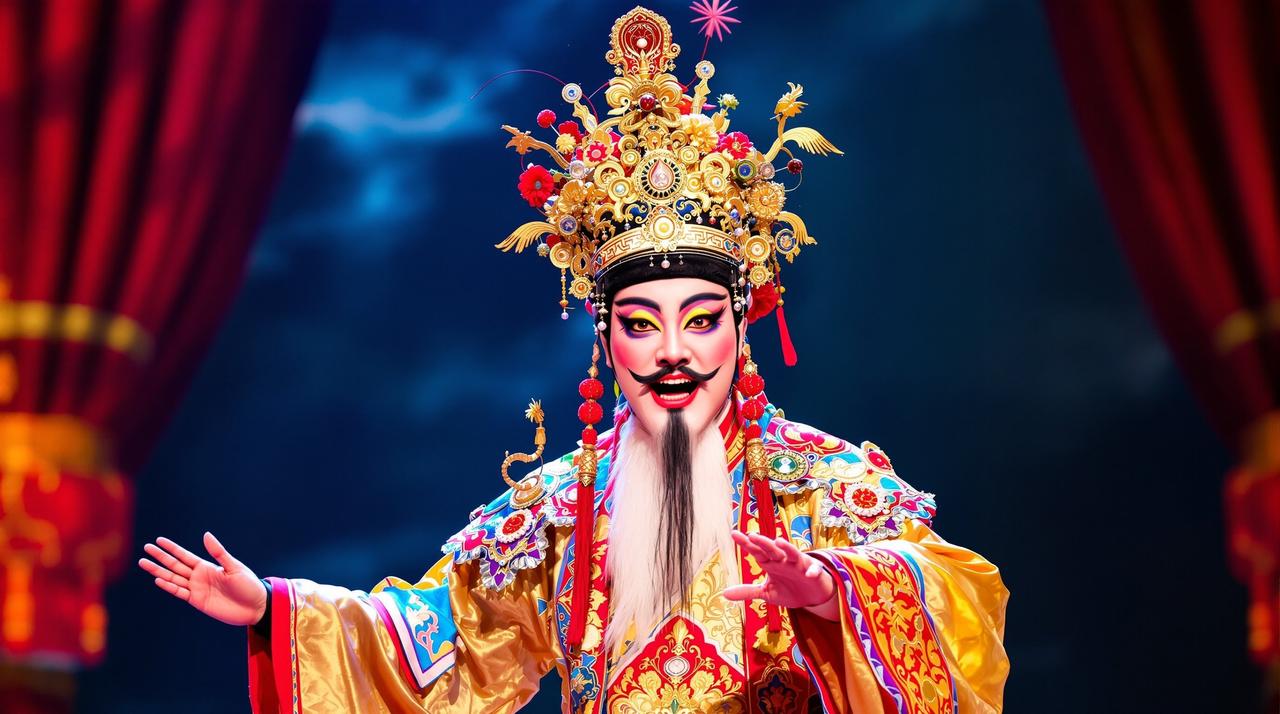 川剧变脸·戏台上的魔法 - 茄子视频高清影像 川剧变脸·戏台上的魔法 - 茄子视频
