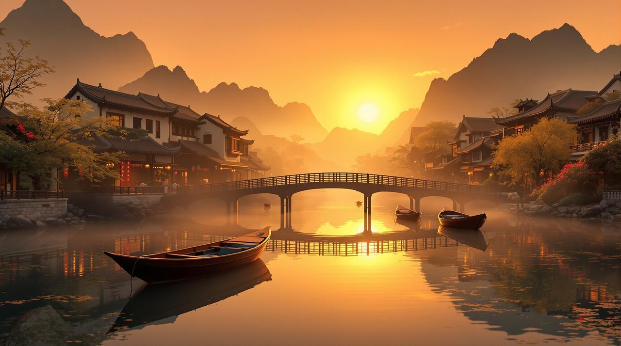江南水乡·乌镇的晨与暮 - 茄子视频高清影像 江南水乡·乌镇的晨与暮 - 茄子视频